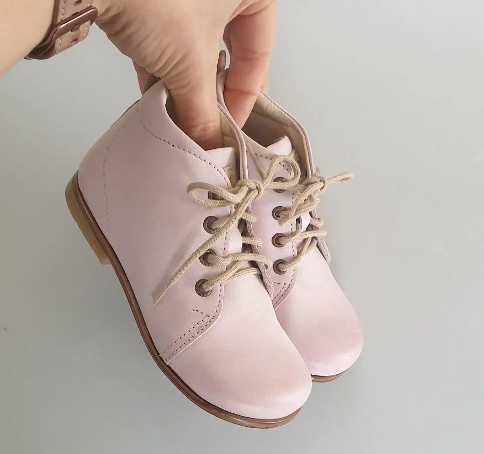 (1075-9) Emel classic first shoes light pink