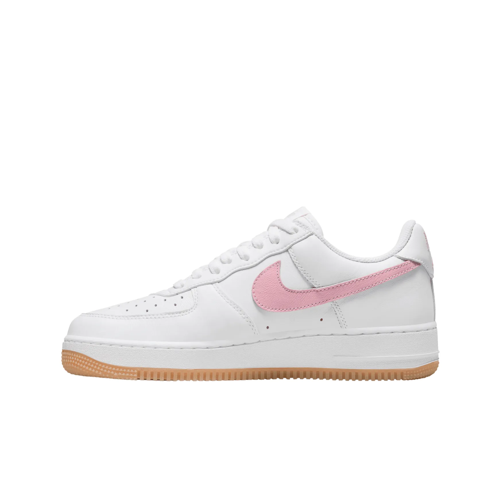 Air Force 1 Low Retro - White/Pink-Gum Yellow