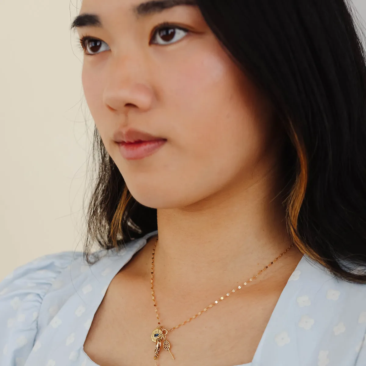 Annie and Kerry Xu x Local Eclectic Solid Gold Birdie Charm