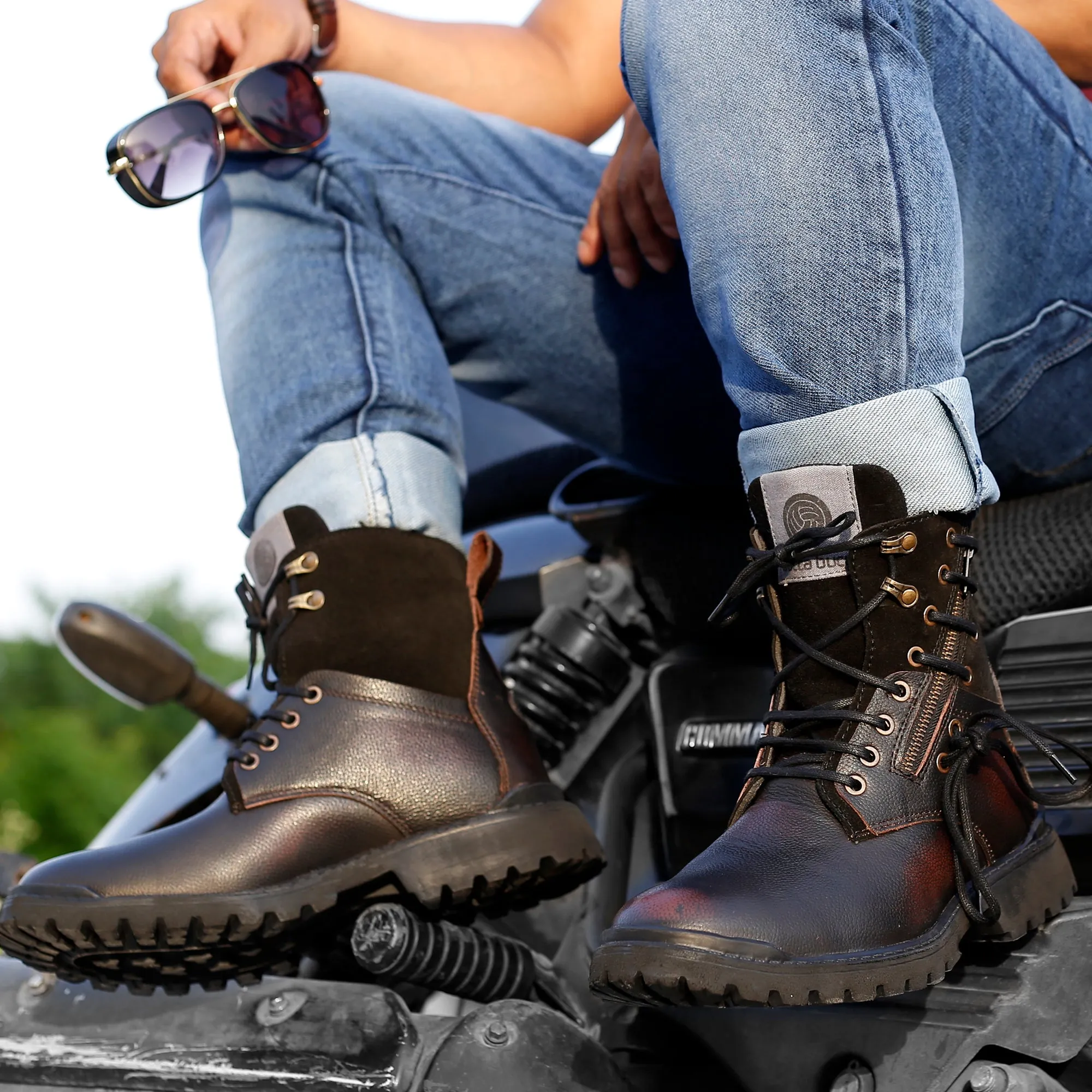 Bacca Bucci Combat Boots