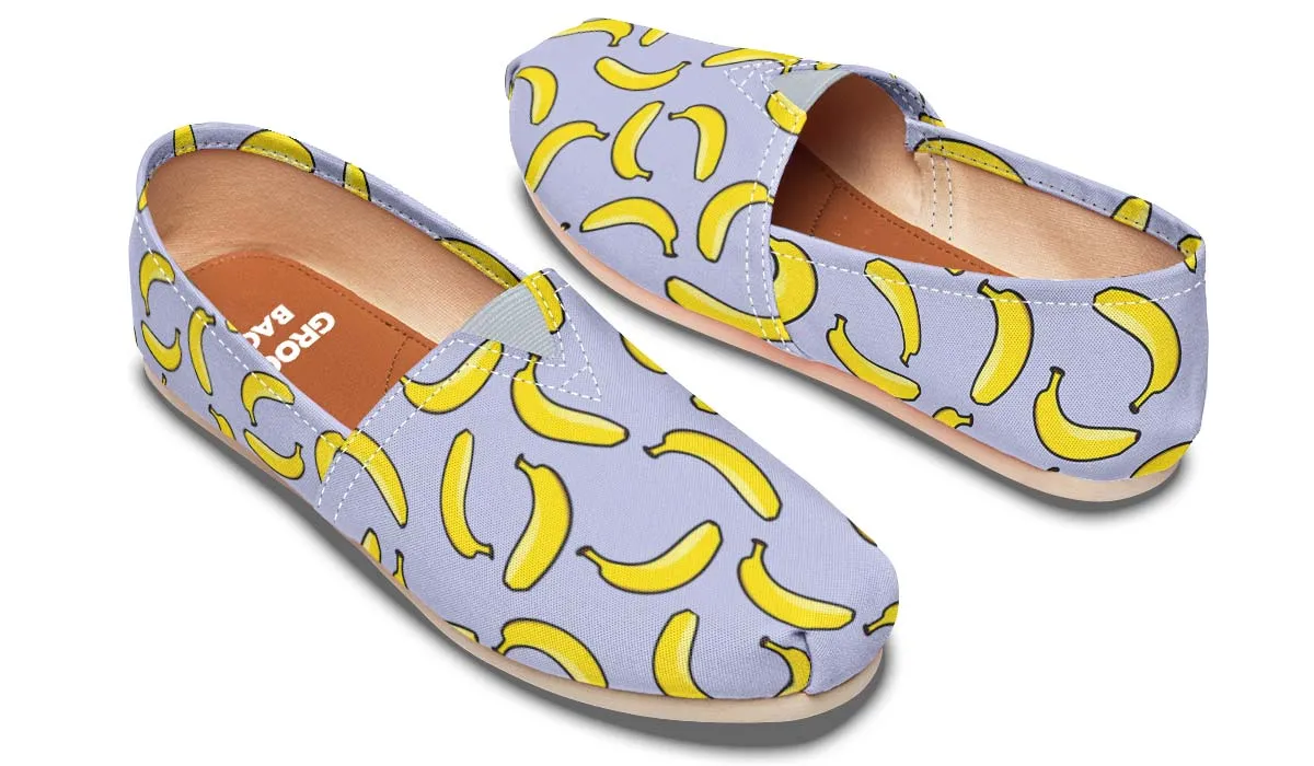 Banana Pattern Casual Shoes