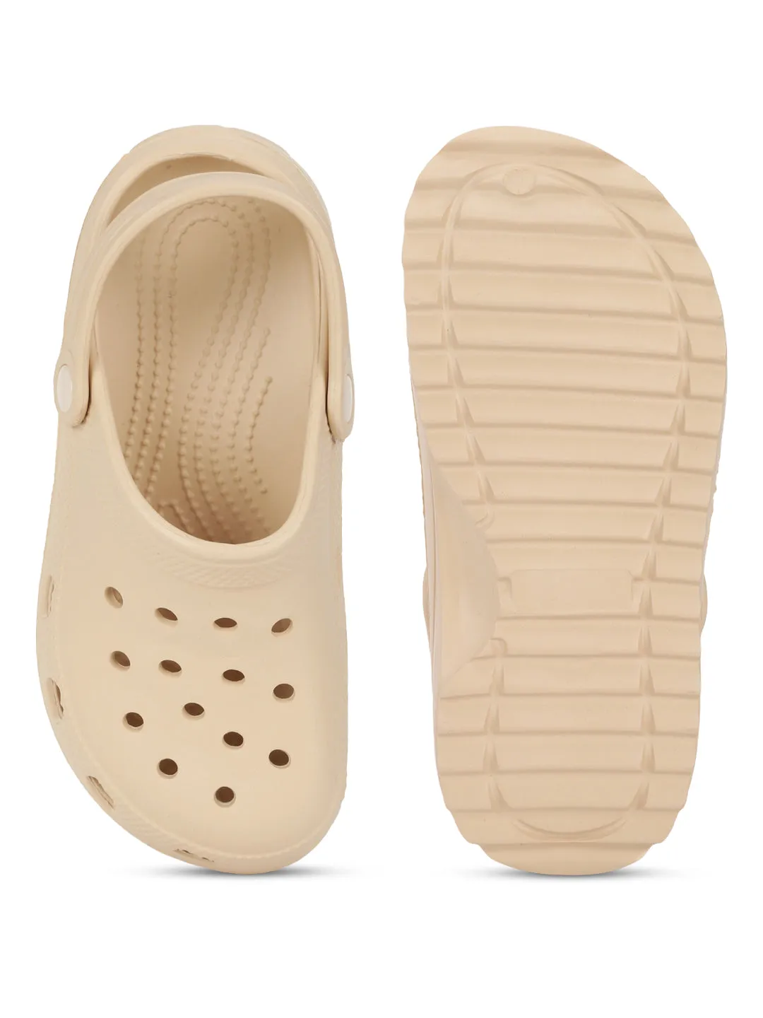 Beige PU Slip-On Croc Flats (TC-EZ0129-01-BEIG)