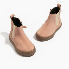 Blush Suede Chelsea Boot Sneaker