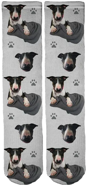 Bull Terrier Harper Crew Socks