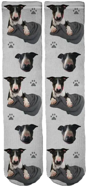 Bull Terrier Harper Crew Socks