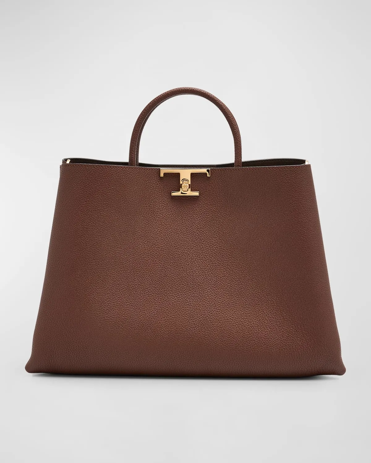 Calf Leather Top-Handle Bag