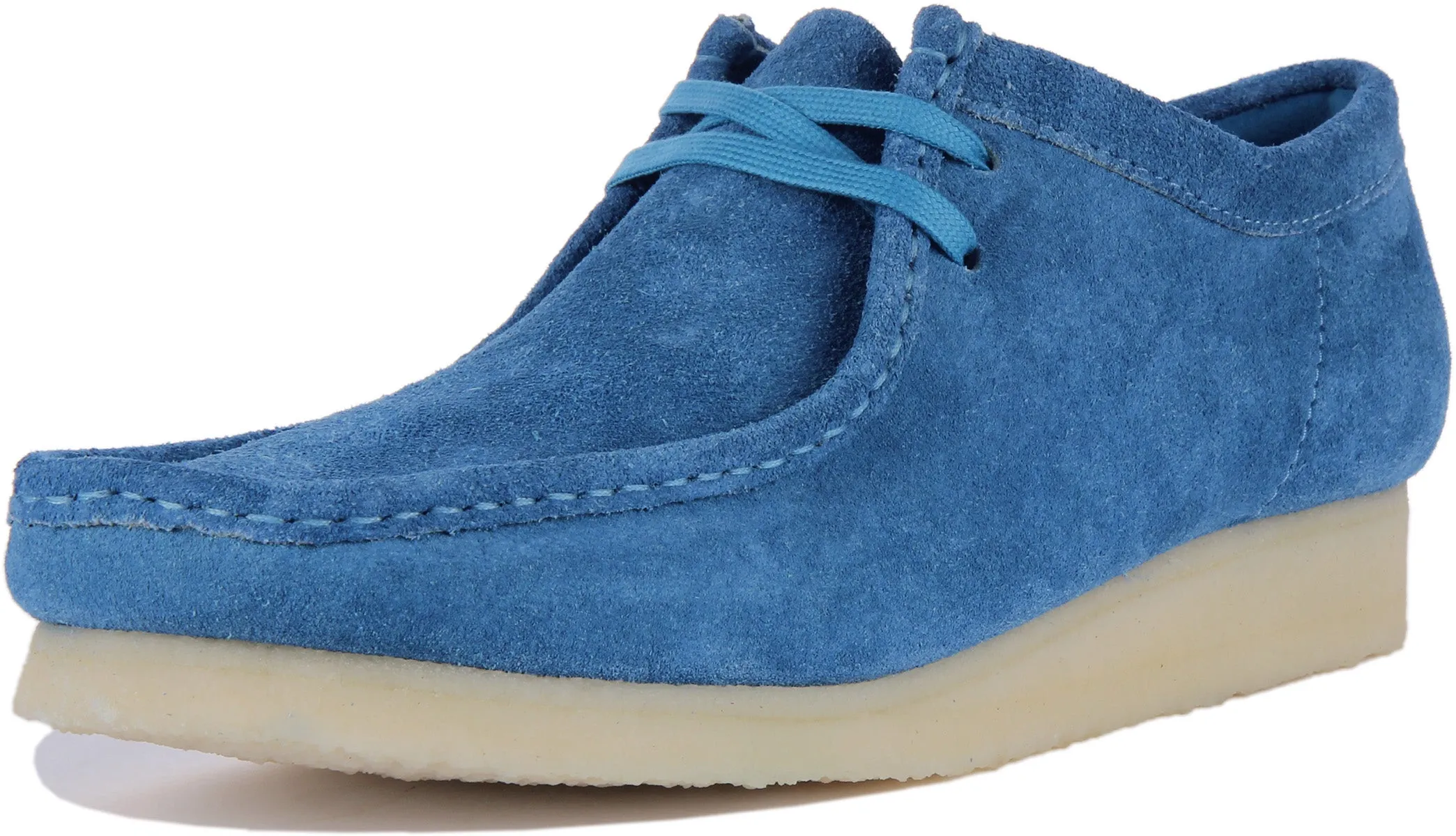 Clarks Originals Wallabee In Blue For Men