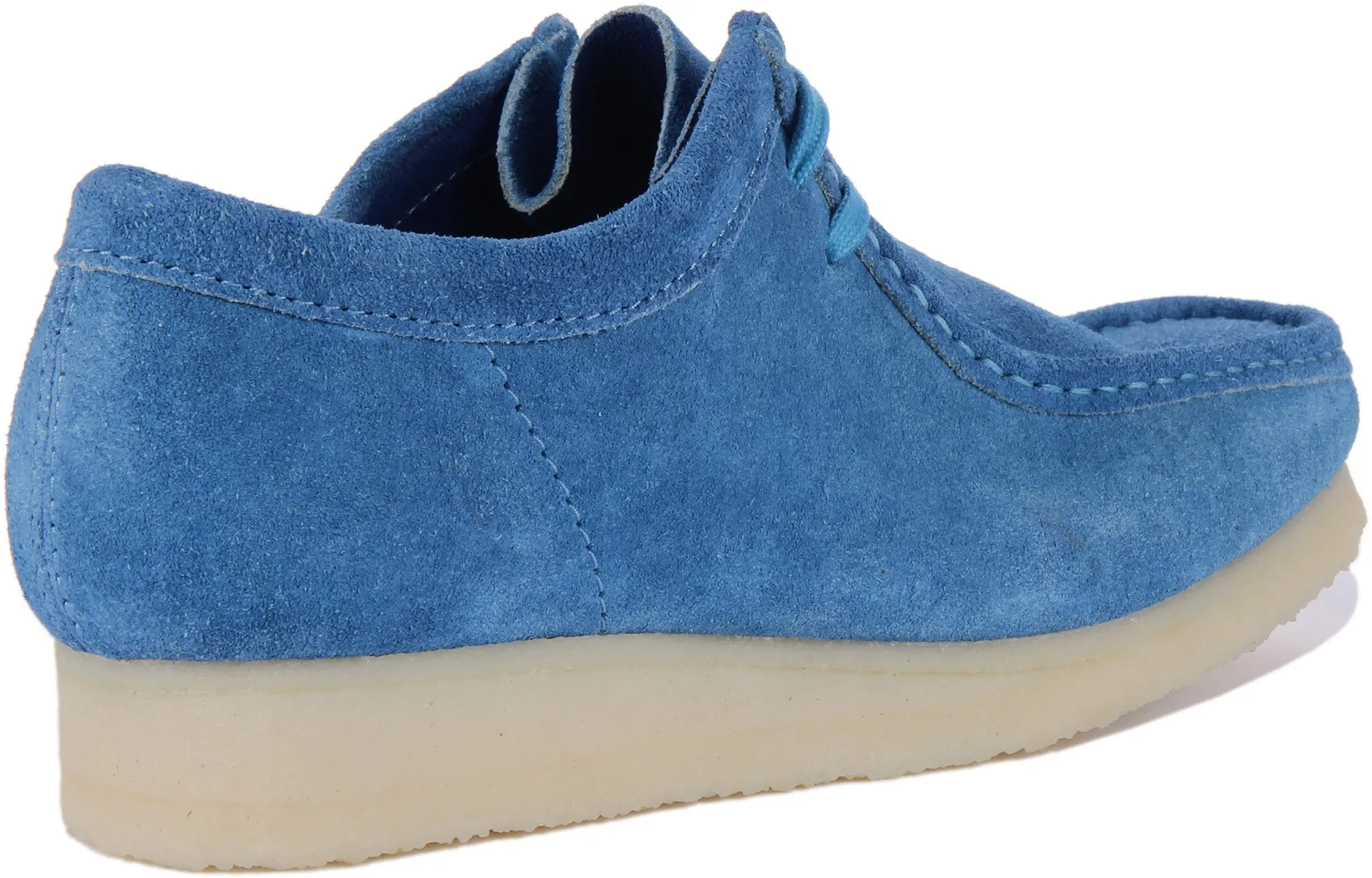 Clarks Originals Wallabee In Blue For Men