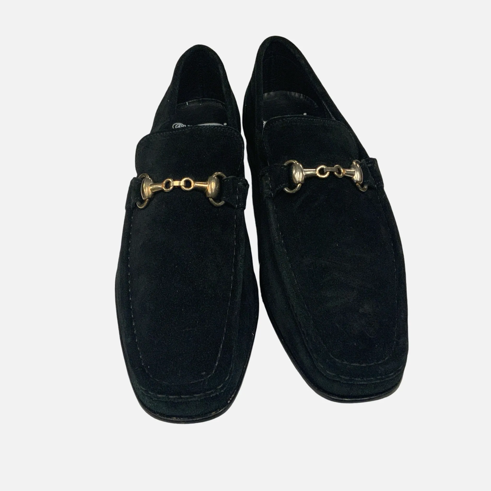 Clearance | Mens Black Suede Italian Bit Loafer by Calzoleria Toscana | Last Pairs