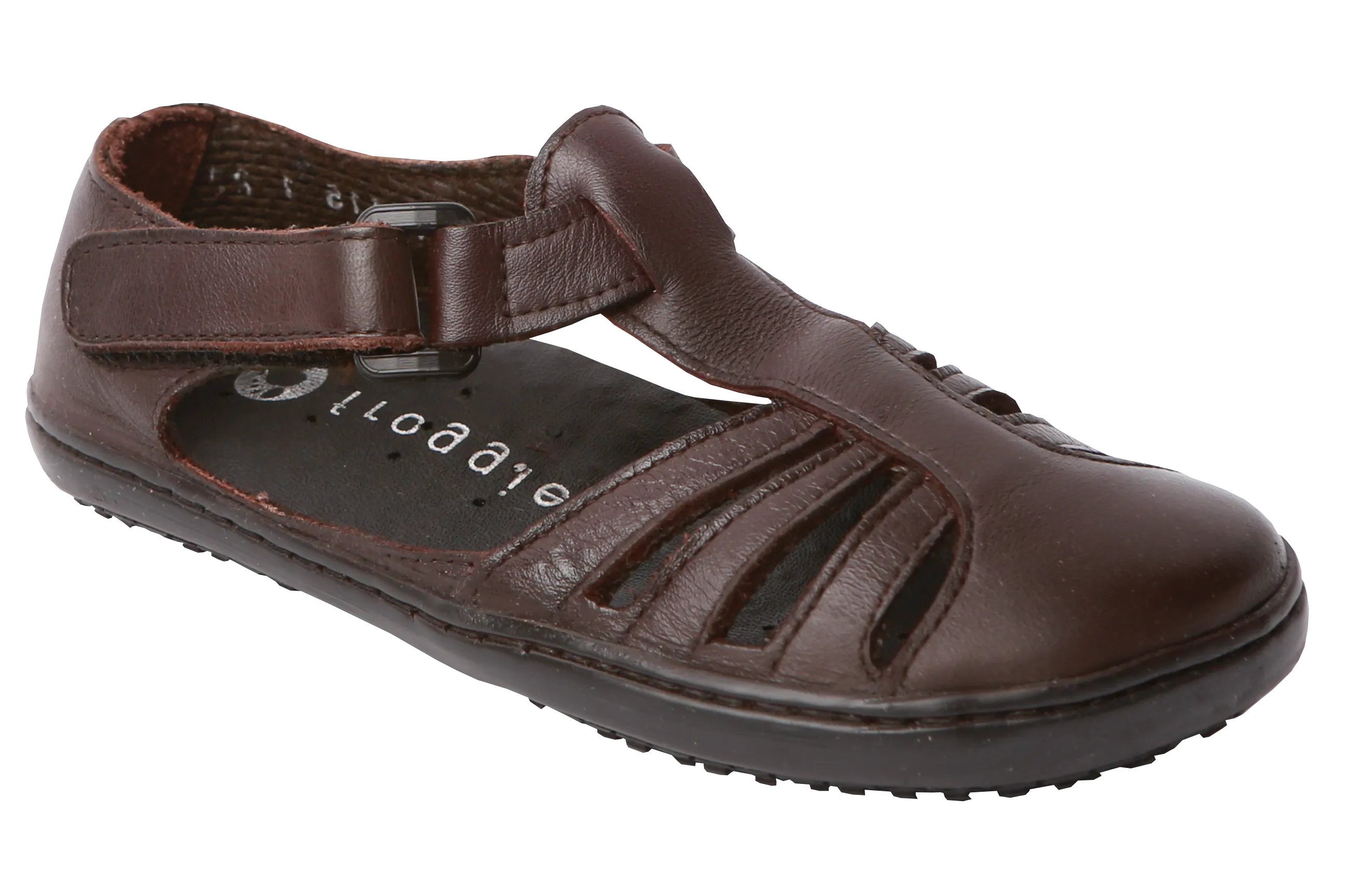 Froggies Girls School Sandals - Brown