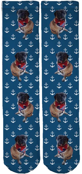 Limited Edition 50 Shades of Pug Crew Socks