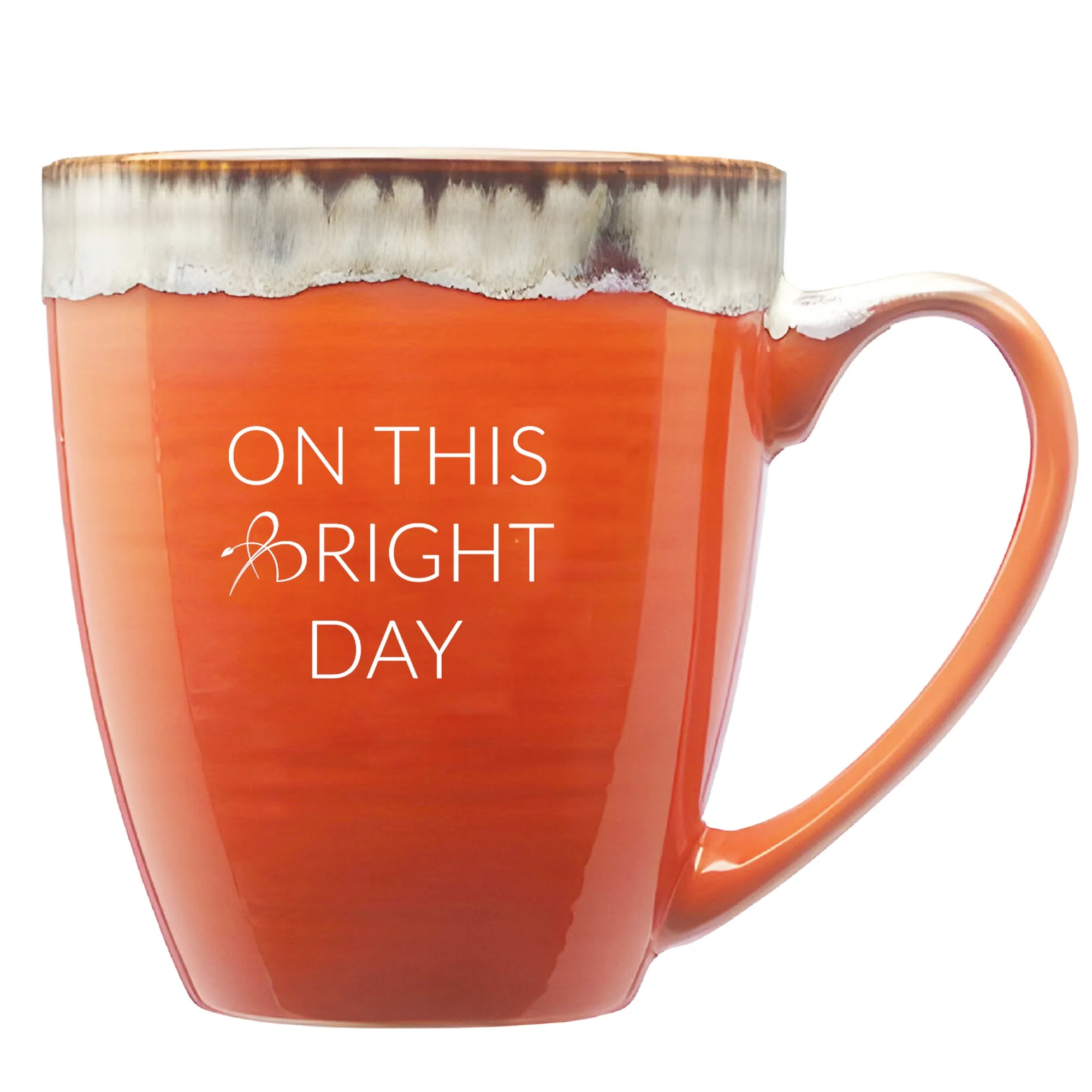 Limited Edition Orange "On This Bright Day" Mug