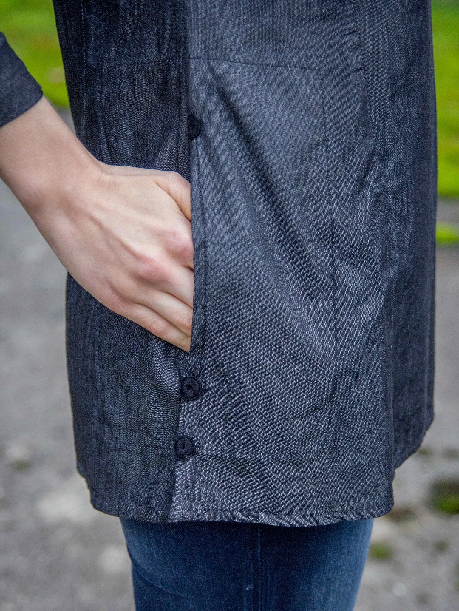 Lupe Denim Medallion Tunic