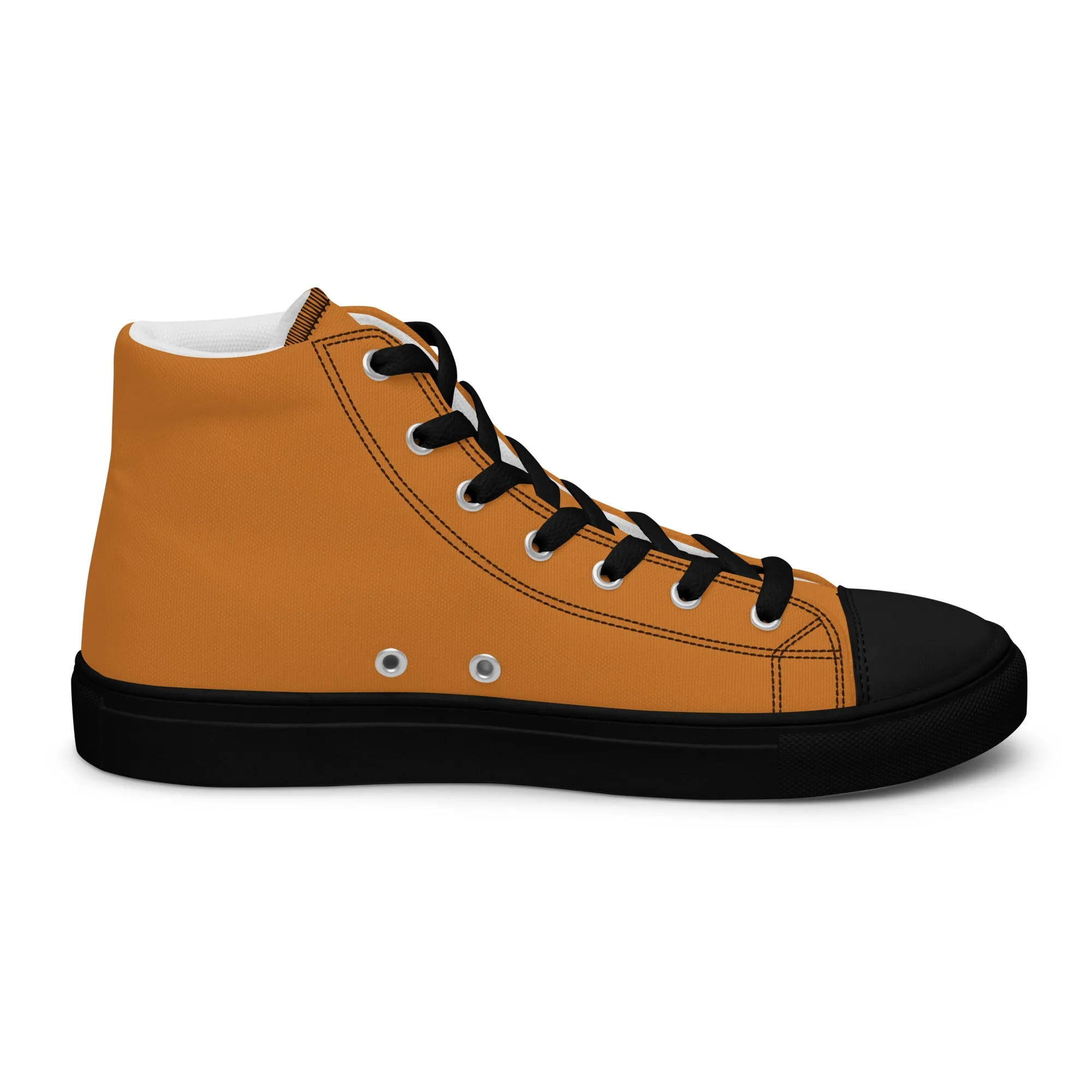 Men’s high top canvas shoes Bronze/Black