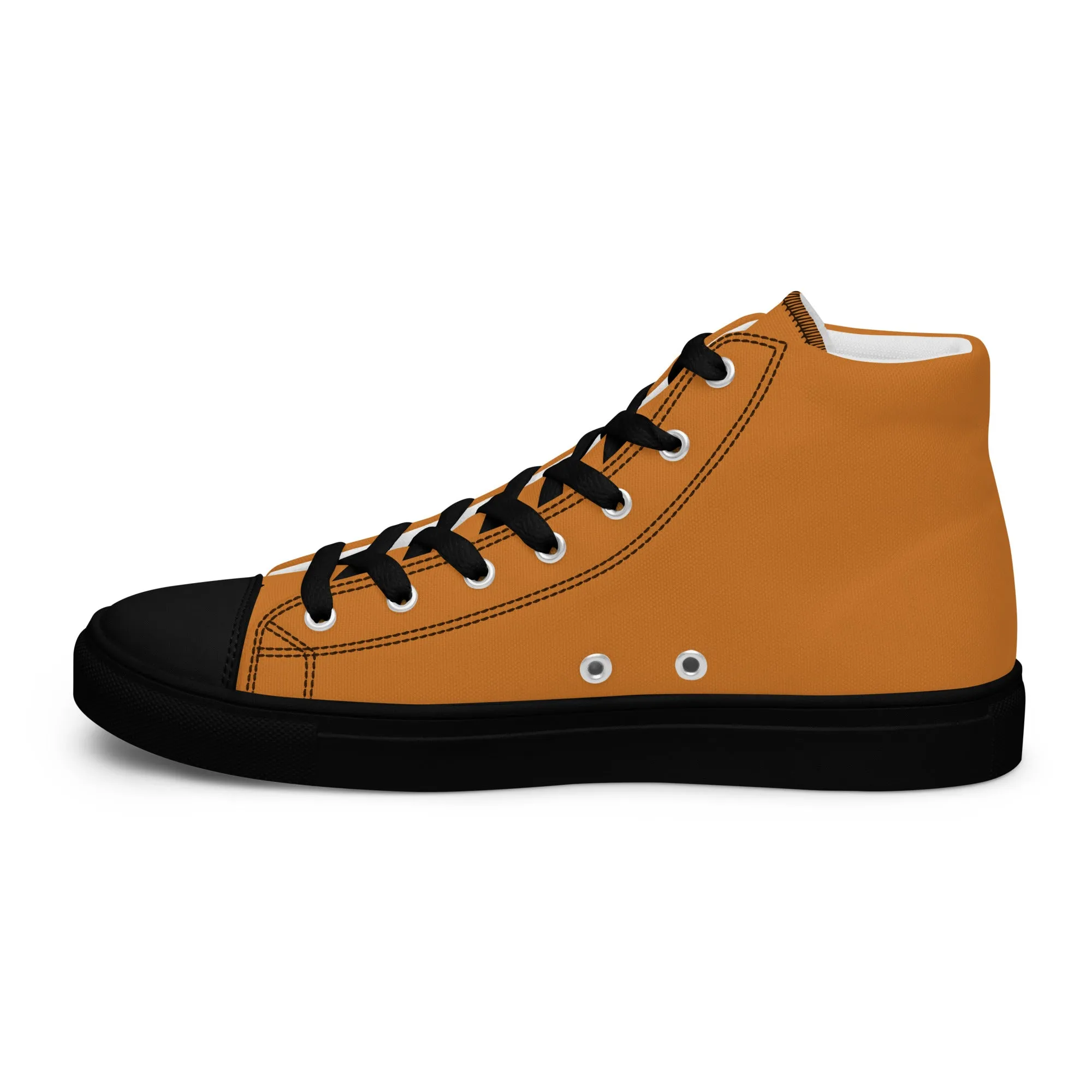 Men’s high top canvas shoes Bronze/Black