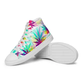 Men’s high top canvas shoes