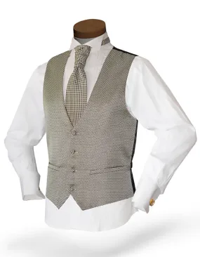 Men's Vest Set - Prom - Wedding - Homecoming- Dot Cream