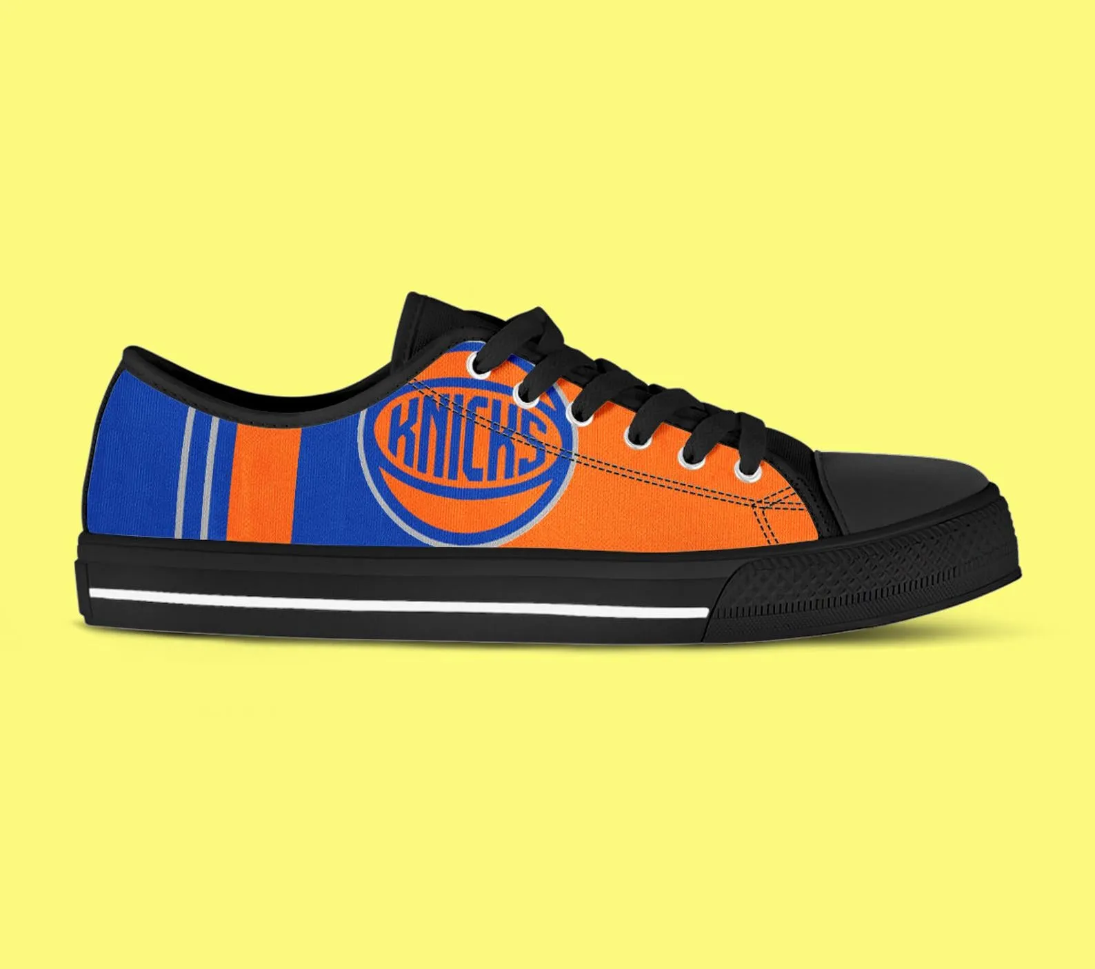 New York Knicks Custom Lowtop, Basketball Custom Shoes, Sport Lowtop, Canvas Shoes, Canvas Lowtop, Unisex Shoes, Gift Birthday