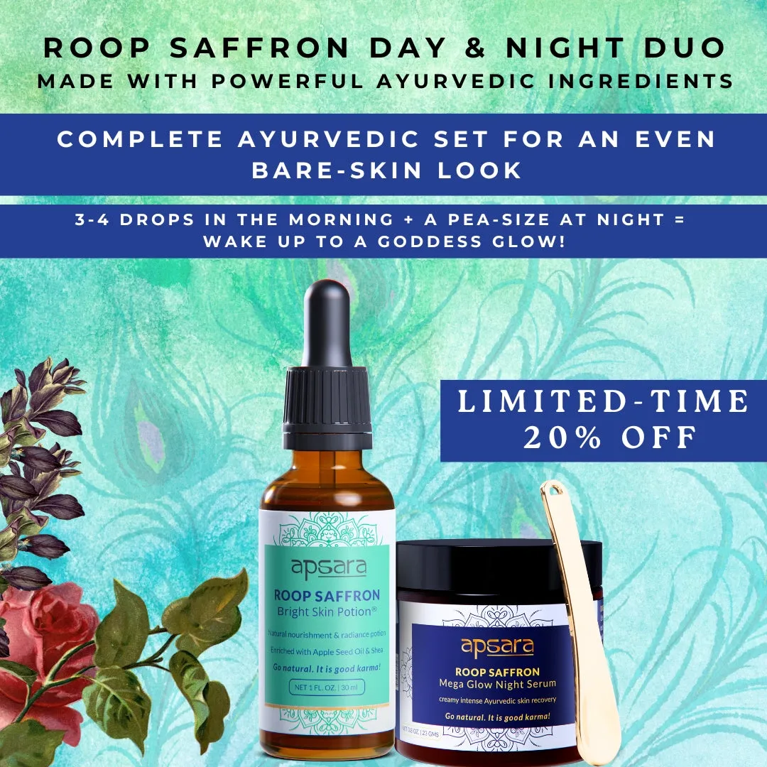 ROOP Saffron Day & Night Glowup Duo (limited-time 20% off)