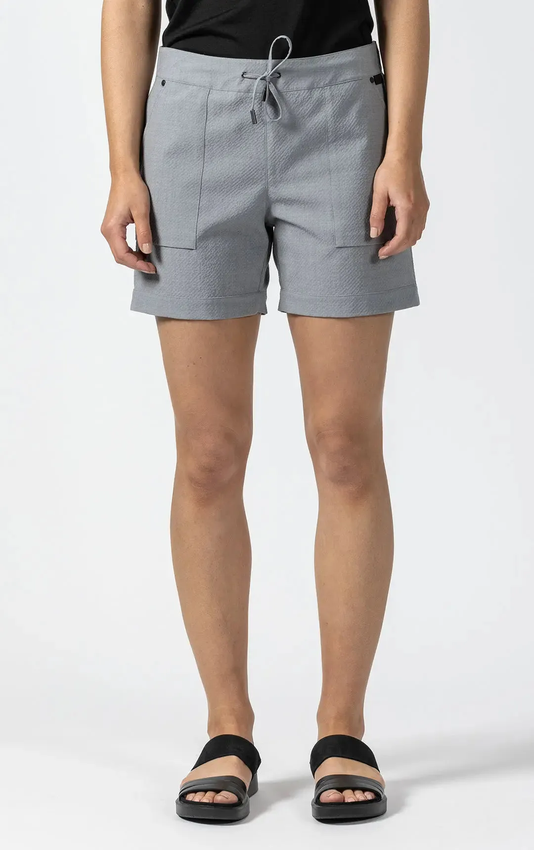 SEERSUCKER WOOL BLEND SHORT - CLEARANCE