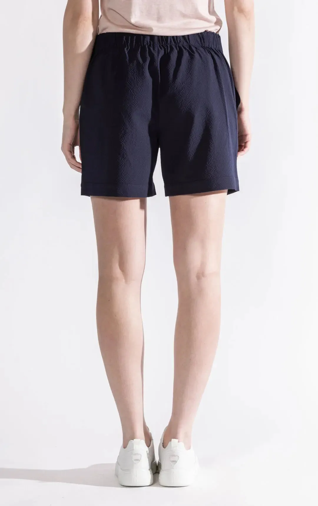 SEERSUCKER WOOL BLEND SHORT - CLEARANCE