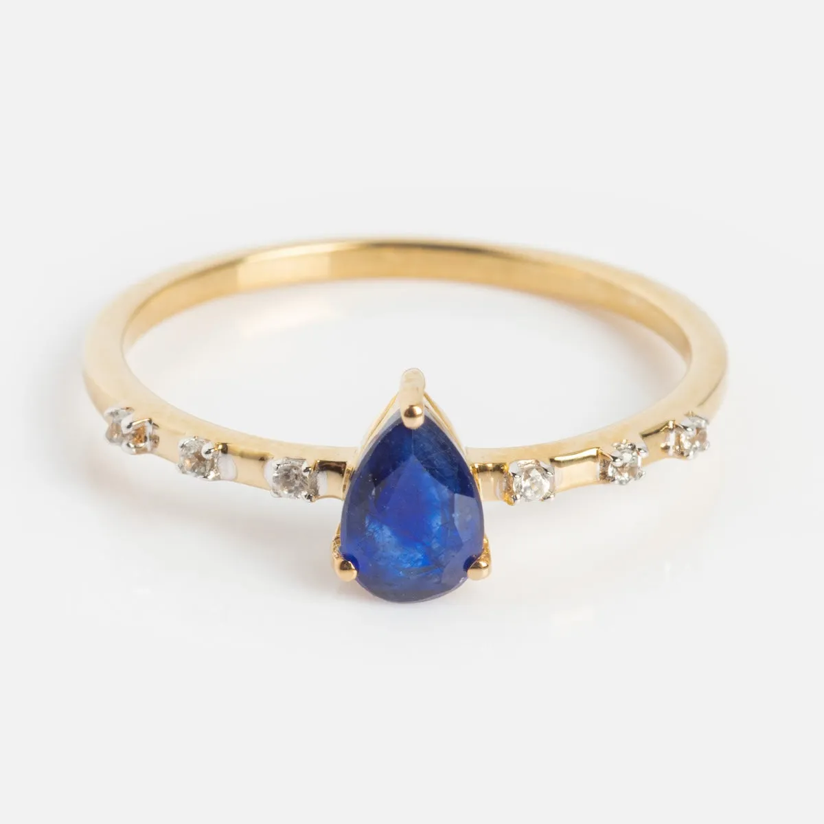 Solid Gold 2024 September Capsule Classic Sapphire Ring