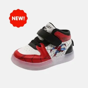 Spiderman LED Light-Up Sneakers for Kids – Action-Packed Comfort