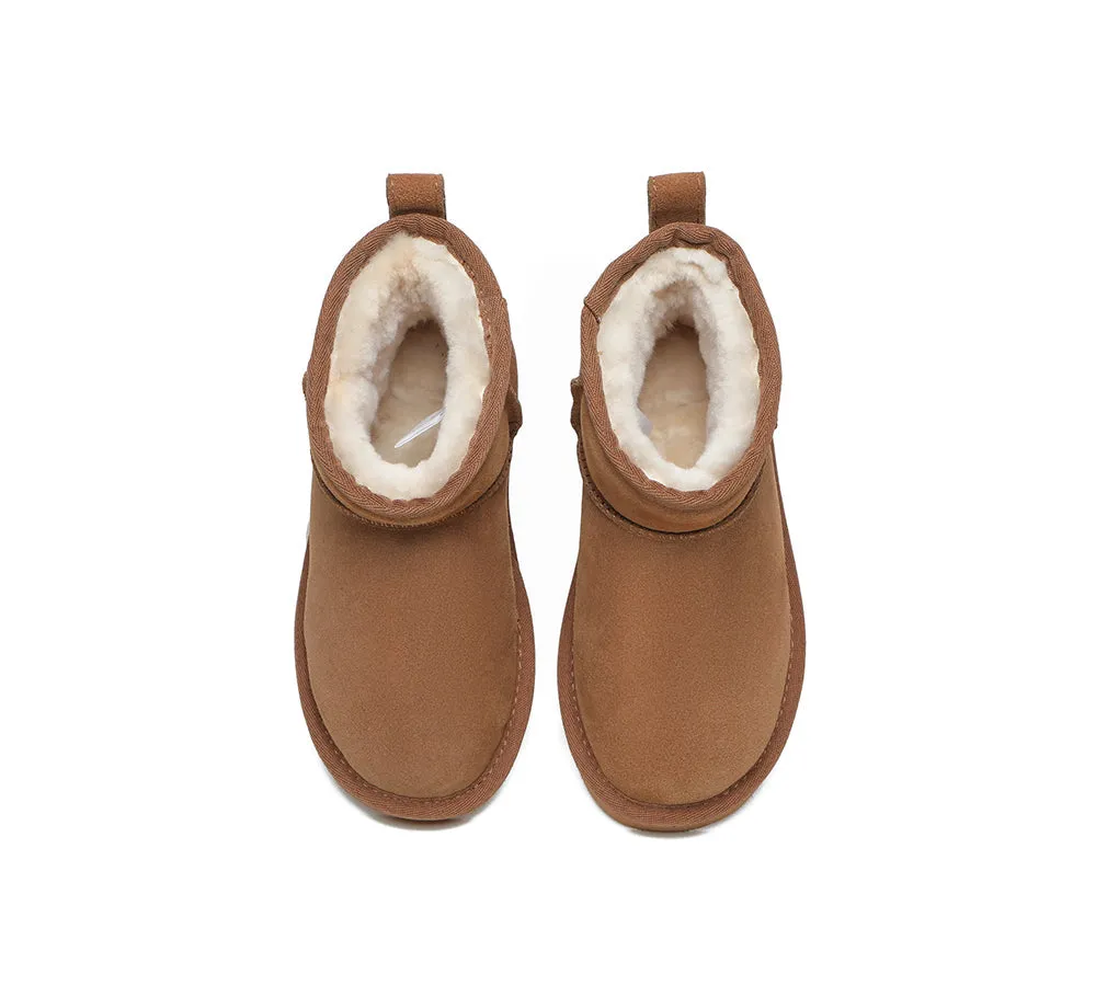 UGG Boots Kids Mini Classic Sheepskin Wool Boots Noel