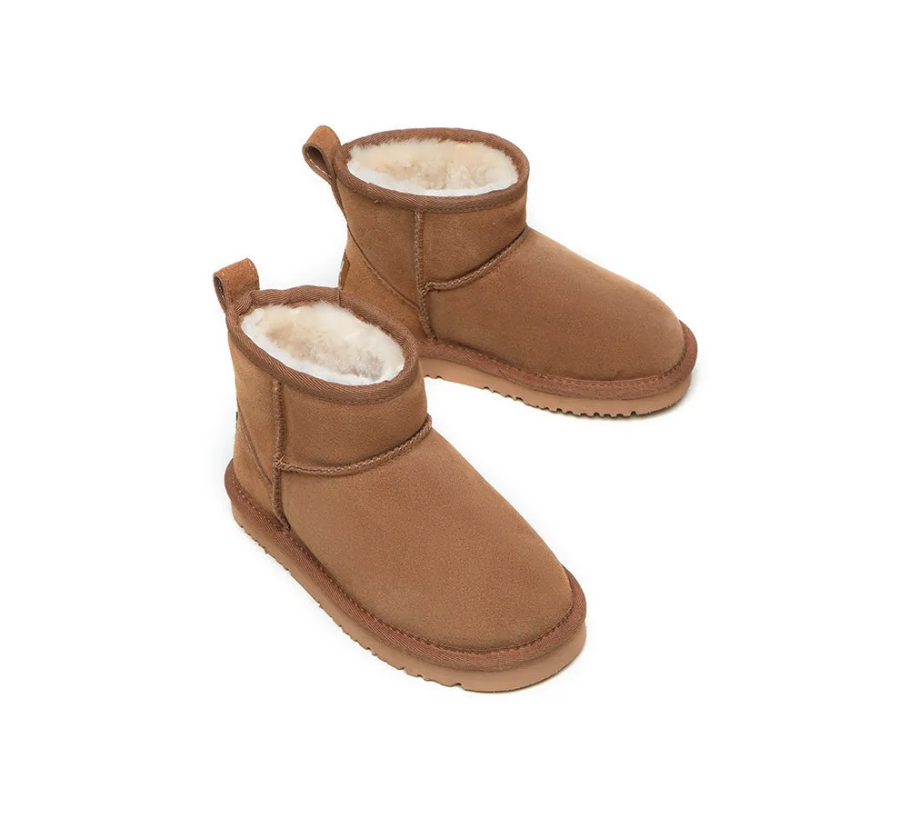 UGG Boots Kids Mini Classic Sheepskin Wool Boots Noel