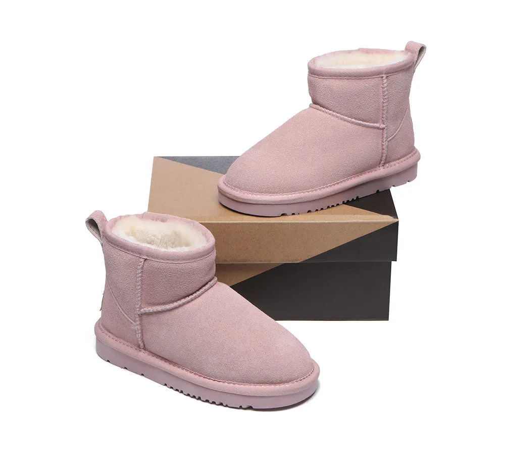 UGG Boots Kids Mini Classic Sheepskin Wool Boots Noel