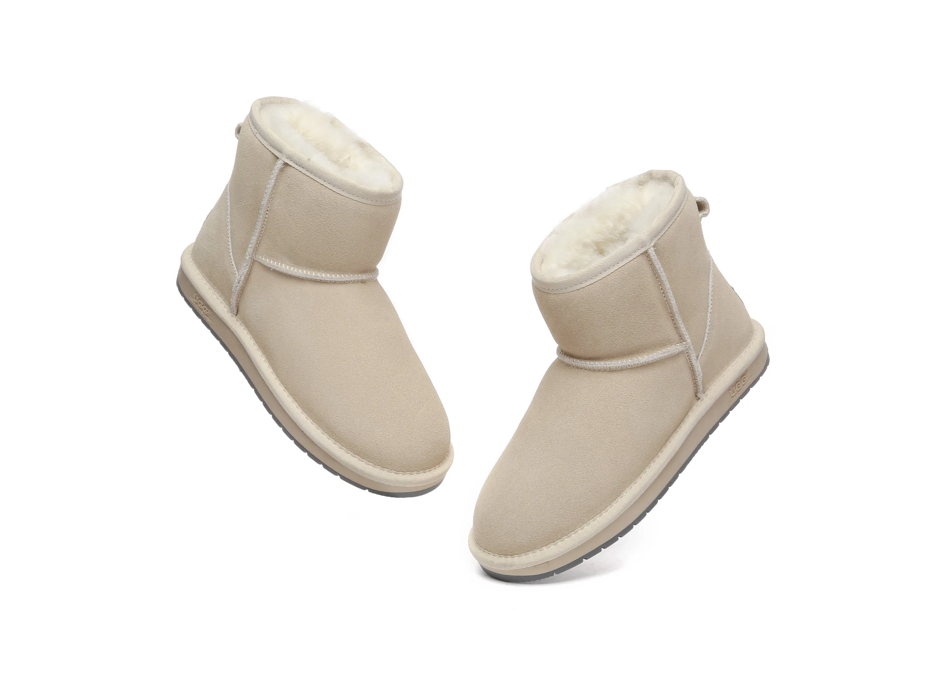 UGG Boots Women Men Sheepskin Wool Suede Mini Classic Boots