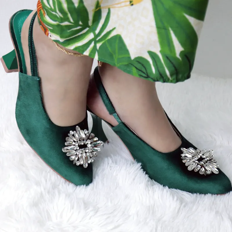 Velvet Heels Pumps Women Shoes