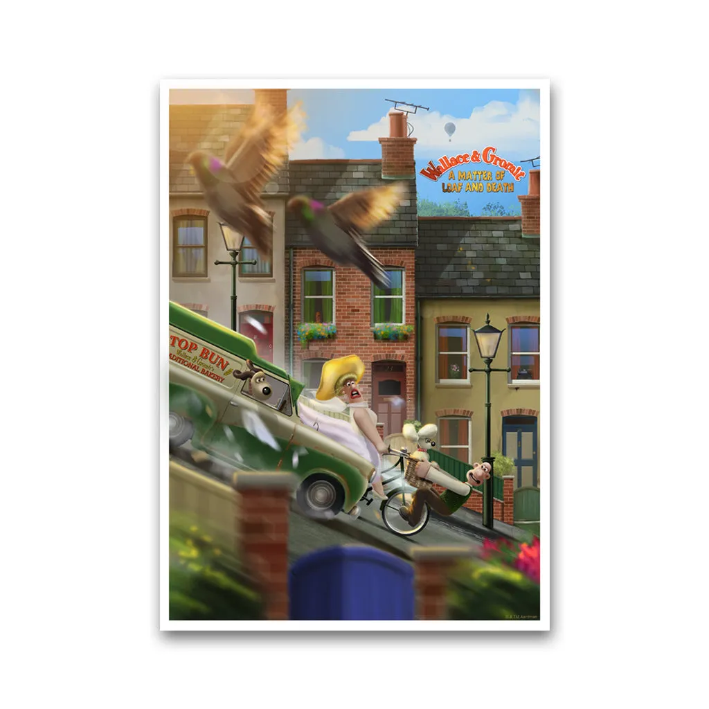 Wallace & Gromit Art Print Set