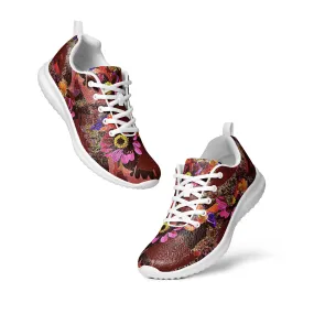 Women’s athletic shoes Handful of flowers